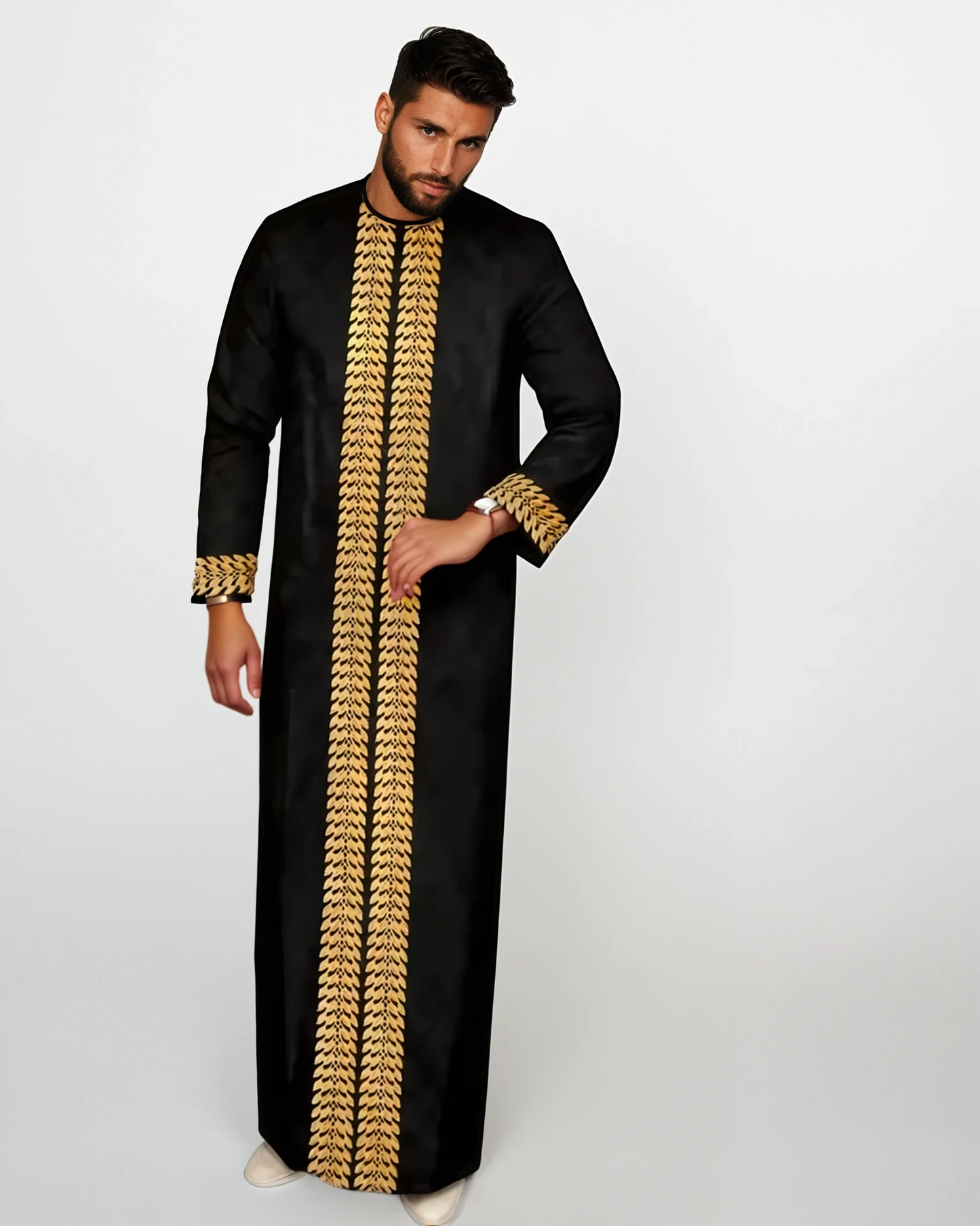 Ahmed Long Sleeve Embroidered