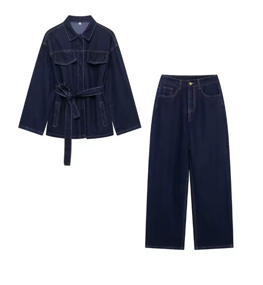 Fariah 2p denim set