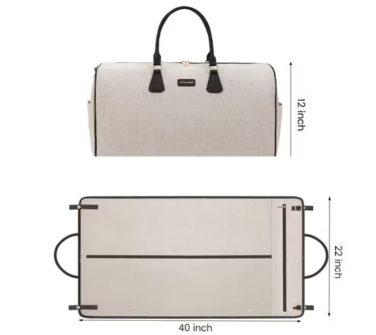 Kostymväska med duffelfunktion