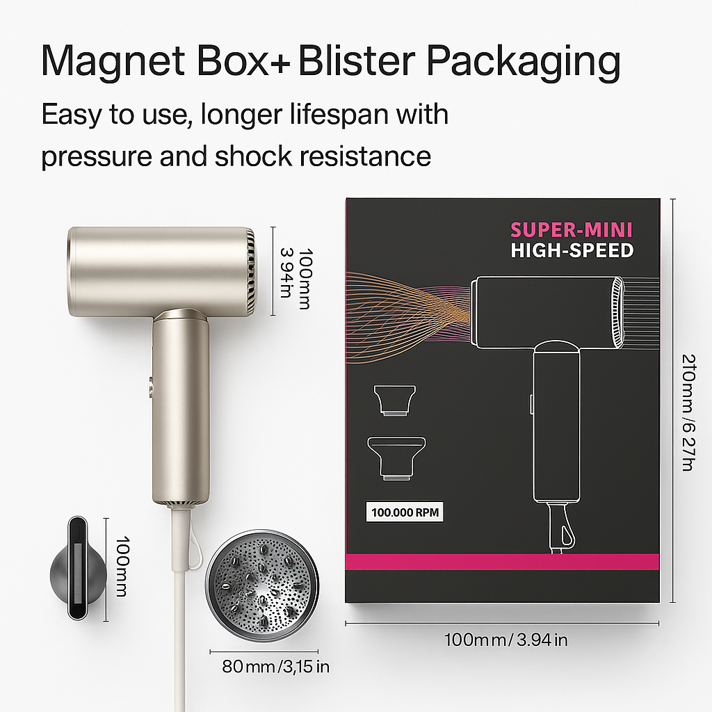 Hårtork för resenärer