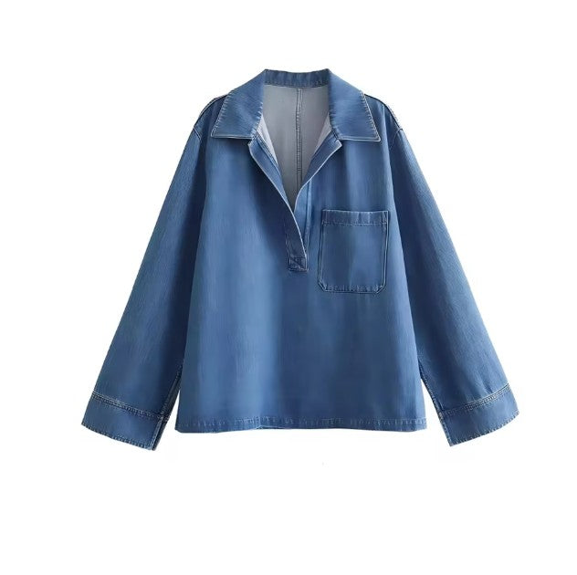 Sandra 2-delad denim