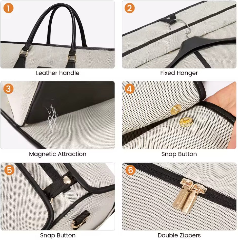 Kostymväska med duffelfunktion