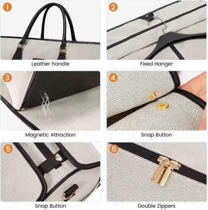 Kostymväska med duffelfunktion